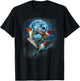 Hummingbird Shirt - Howling at the Moon Hummingbird T-Shirt - T-Shirt | Black