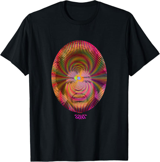 Jimi Hendrix Psychedelic Third Eye GOAT Karl Ferris T-Shirt - T-Shirt | Black