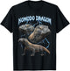 Amoureux des Animaux rétro en Heavy Metal des années 90 de Komodo Dragon T-Shirt - T-Shirt | Black