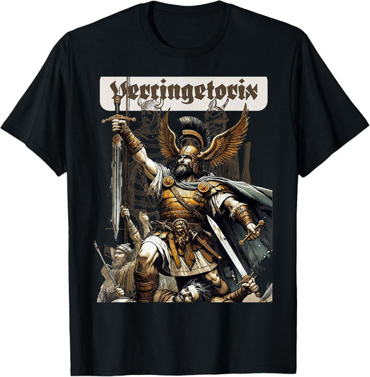 Vercingetorix , Black, S T-Shirt - T-Shirt | Black