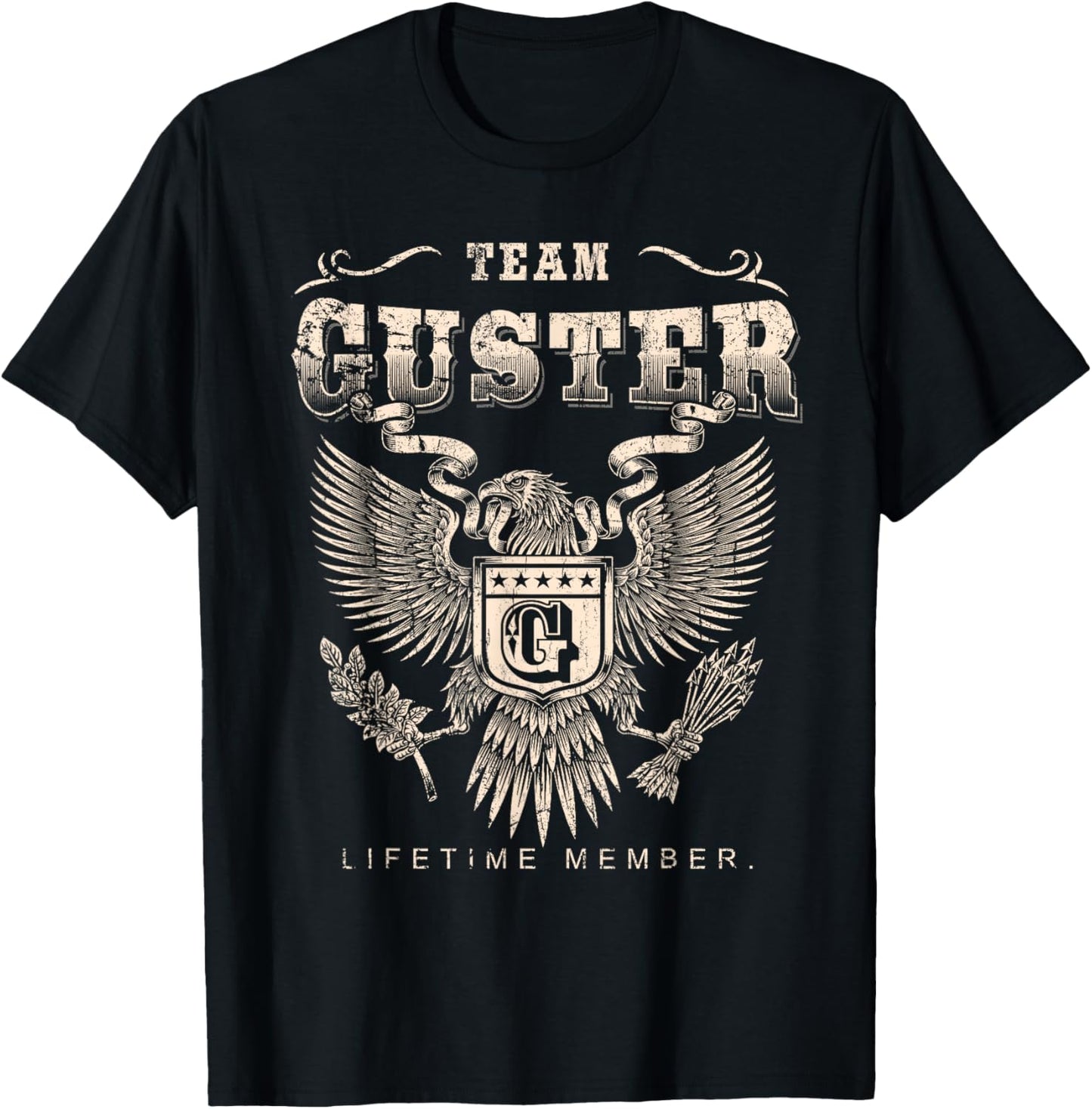 Team Guster Lifetime Member - Guster Name T-Shirt - T-Shirt | Black