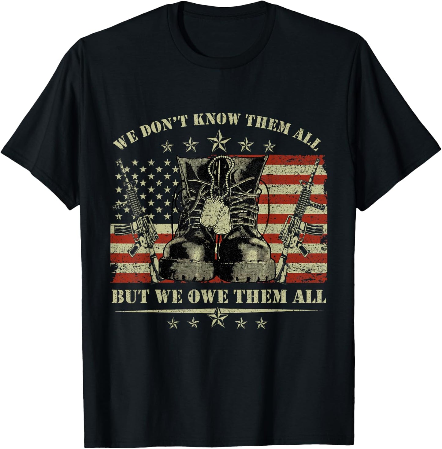 All Gave Some Some Gave All - Veteran & Memorial's Day T-Shirt - T-Shirt | Black