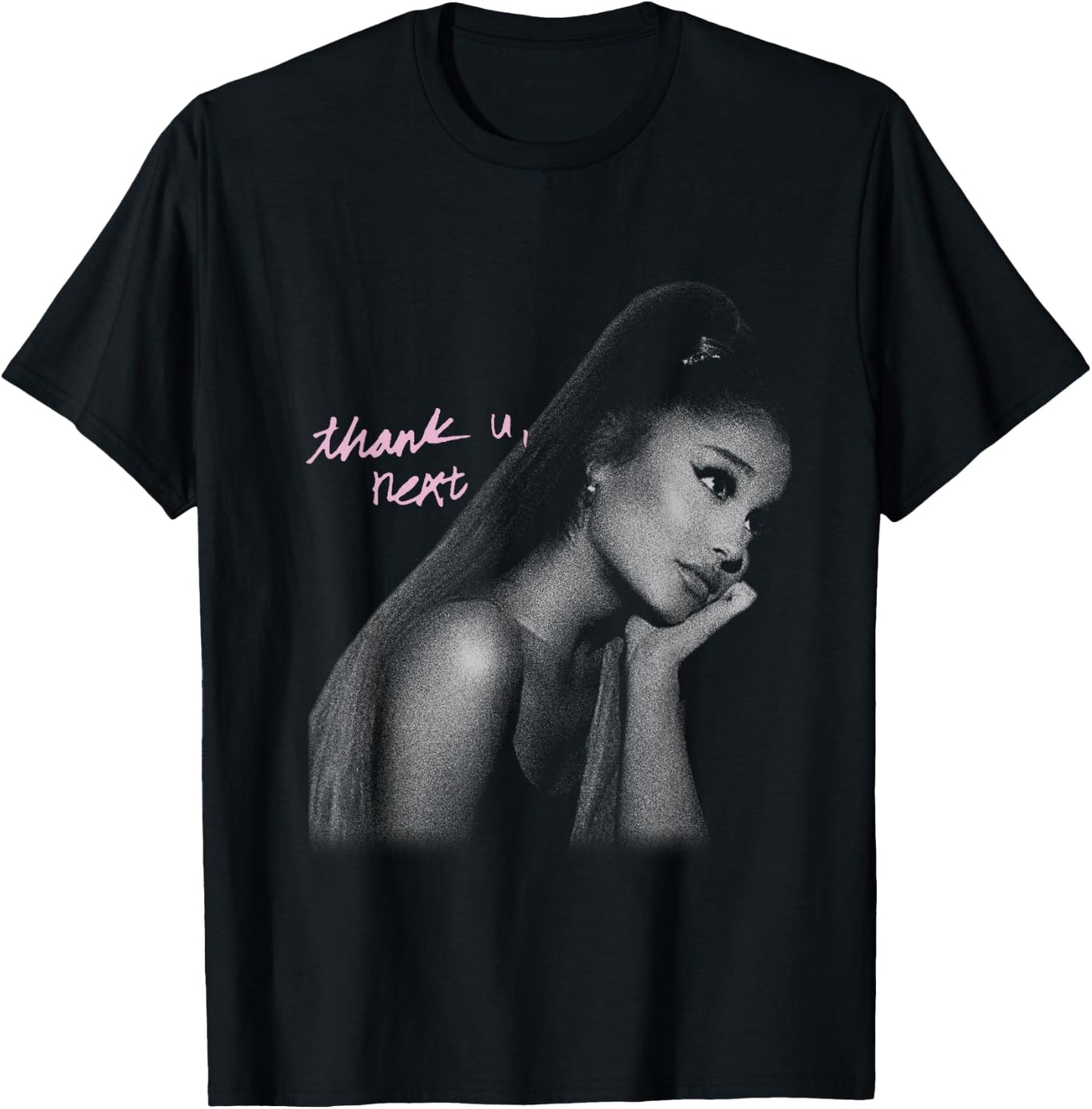 Official Ariana Grande Thank U Next , gray T-Shirt - T-Shirt | Black