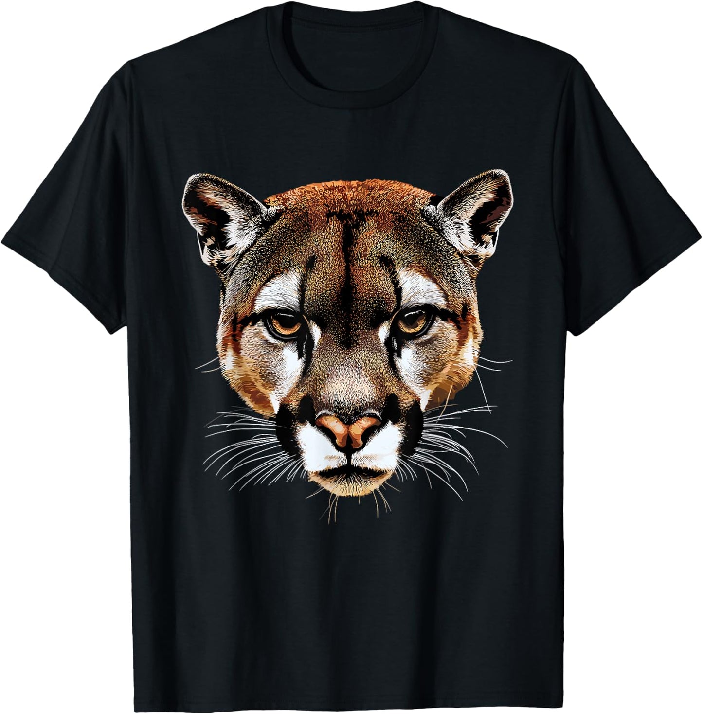 Puma Raubkatze Berglöwe Kuguar Pumas Panther Süßer Puma T-Shirt - T-Shirt | Black