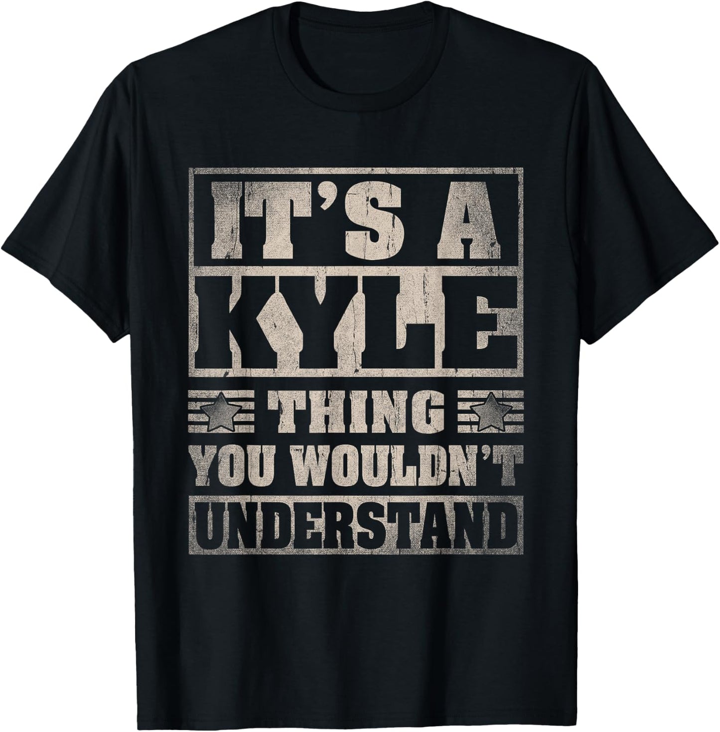 Kyle First Name Shirt It's A Kyle Thing T-Shirt - T-Shirt | Black
