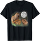 Three Moon Capybaras Funny Cute Animal Parody Pun Humor Gift T-Shirt - T-Shirt | Black