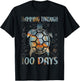 Turtle Sea Swimming Through 100 Days Of School Teacher Men Women Kids T-Shirt - T-Shirt | Black