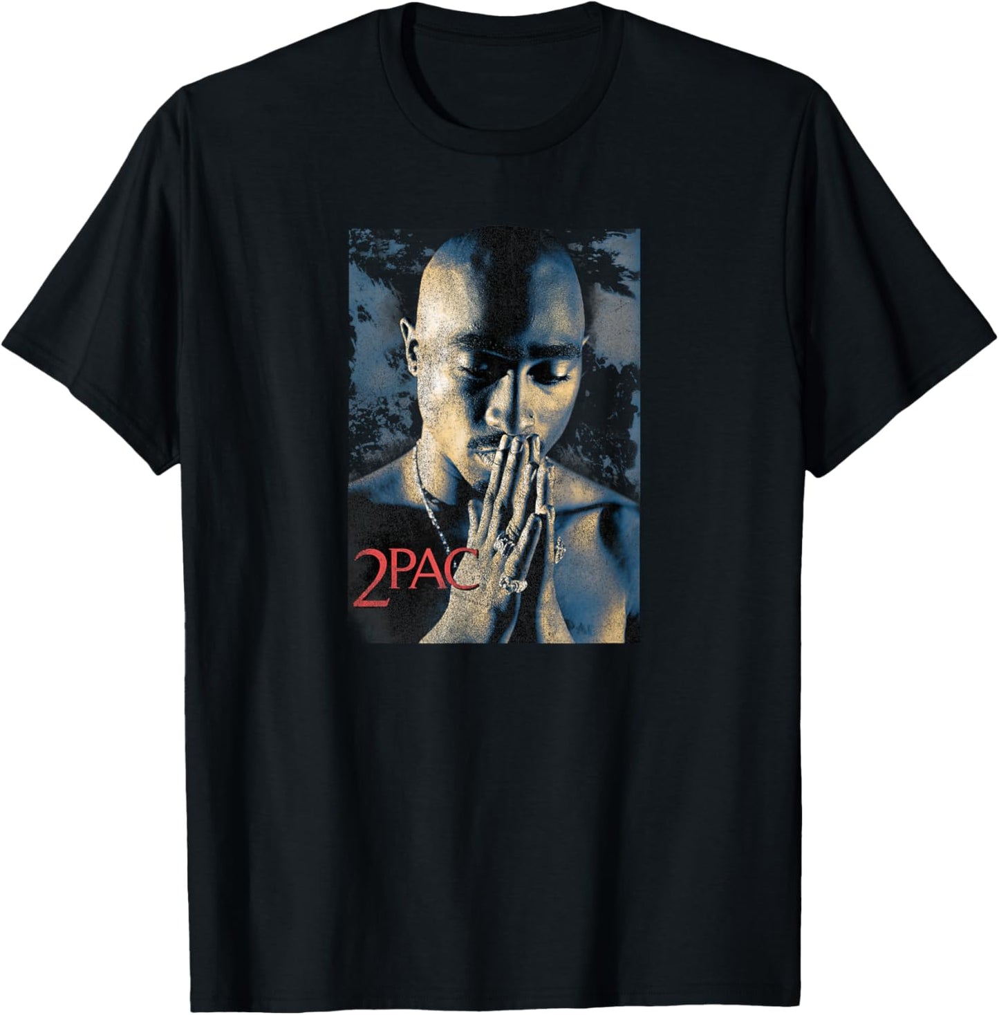 Tupac Shakur Grunge Schwarz Erwachsene und Kinder S T-Shirt - T-Shirt | Black