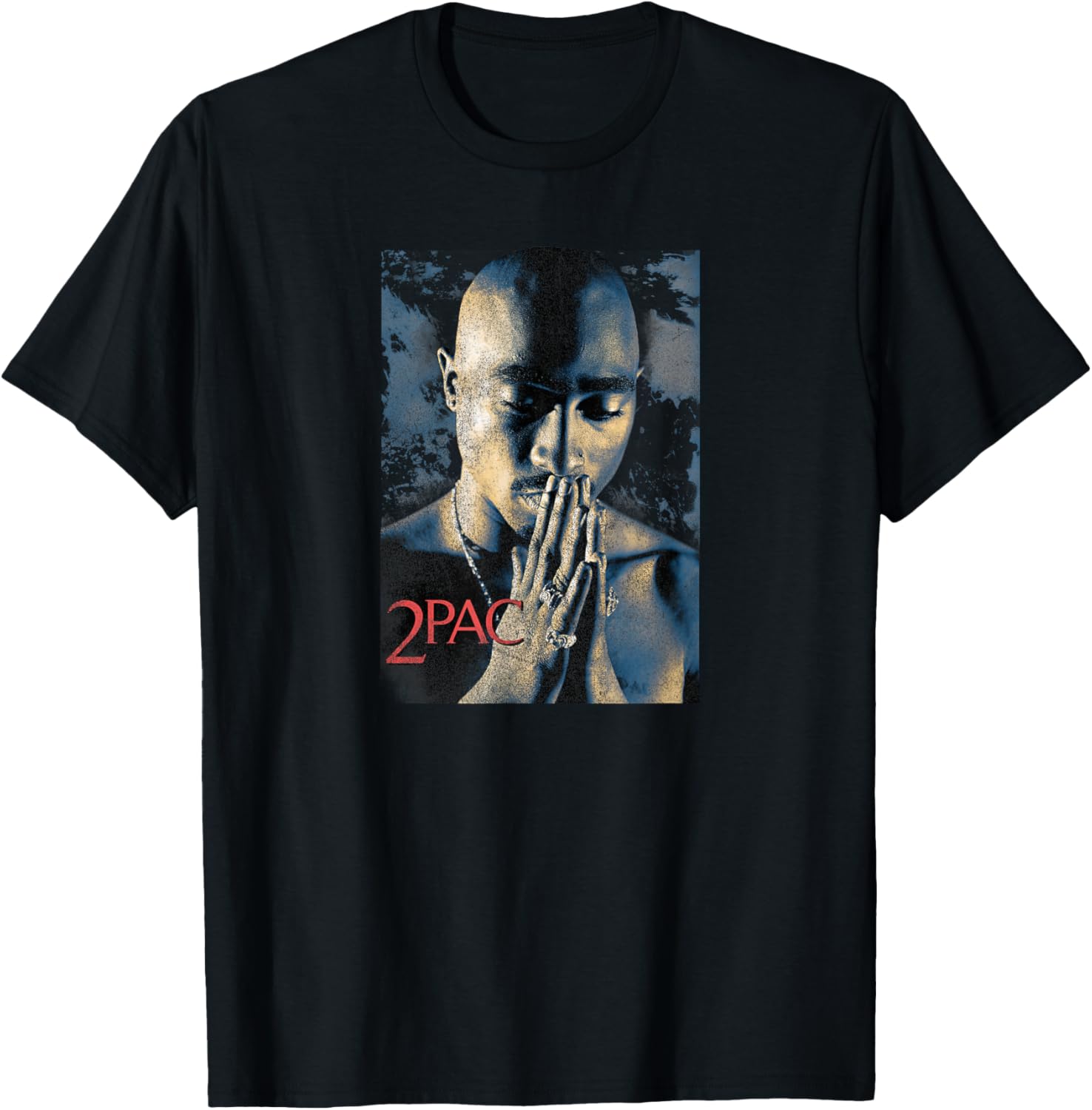 Tupac Shakur Grunge Schwarz Erwachsene und Kinder S T-Shirt - T-Shirt | Black