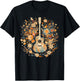 Acoustic Guitar American Folk Music Flowers Nature Country , Black, S T-Shirt - T-Shirt | Black