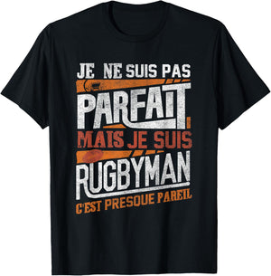 Rugby Shirt Men Children Gift Rugby Player , Black T-Shirt - T-Shirt | Black
