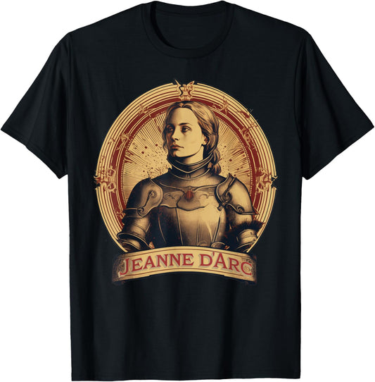 Jeanne d'Arc Jeanne d'Arc Poster Vintage , black T-Shirt - T-Shirt | Black