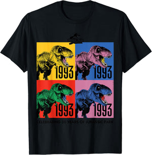 30-jähriges Jubiläum von Jurassic Park — 30 Jahre T-Shirt - T-Shirt | Black