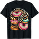Donut Ball Python for Reptile Lovers Snake T-Shirt - T-Shirt | Black