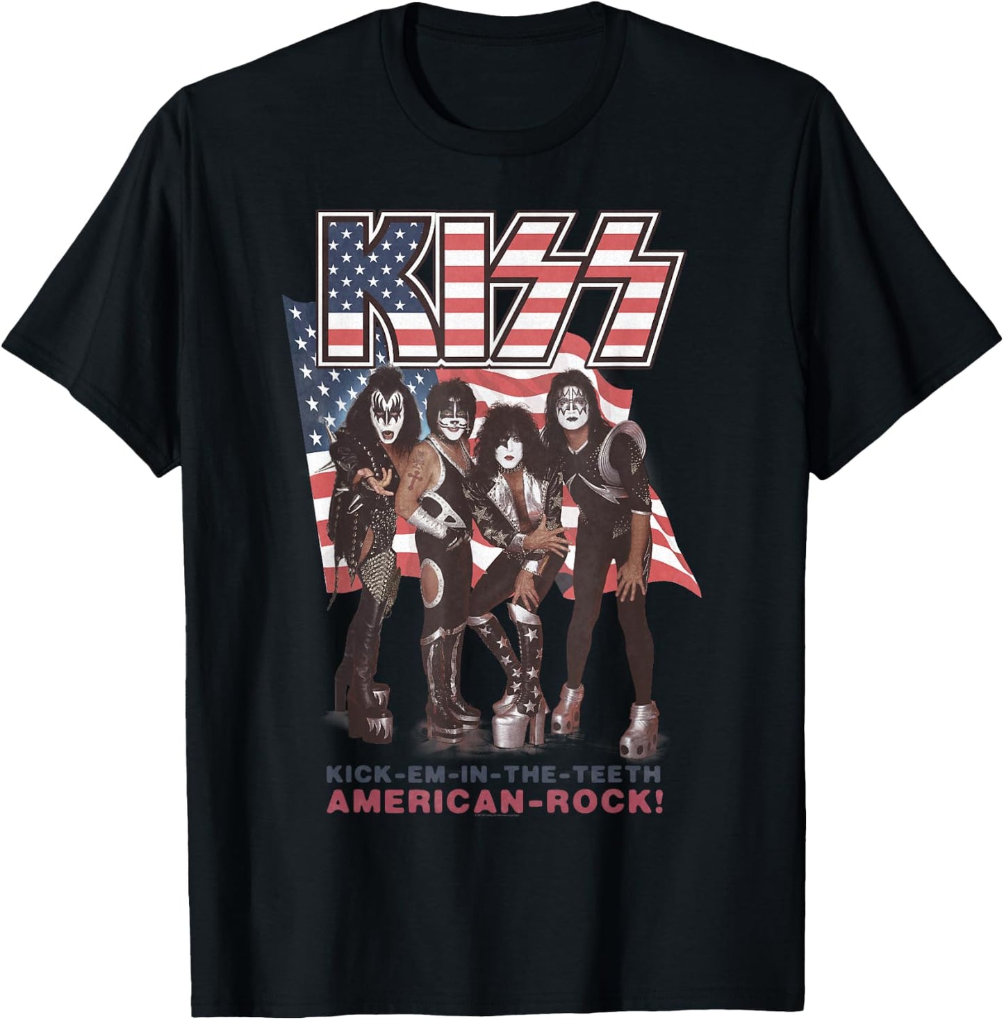 KISS - Kick Em in The Teeth T-Shirt - T-Shirt | Black