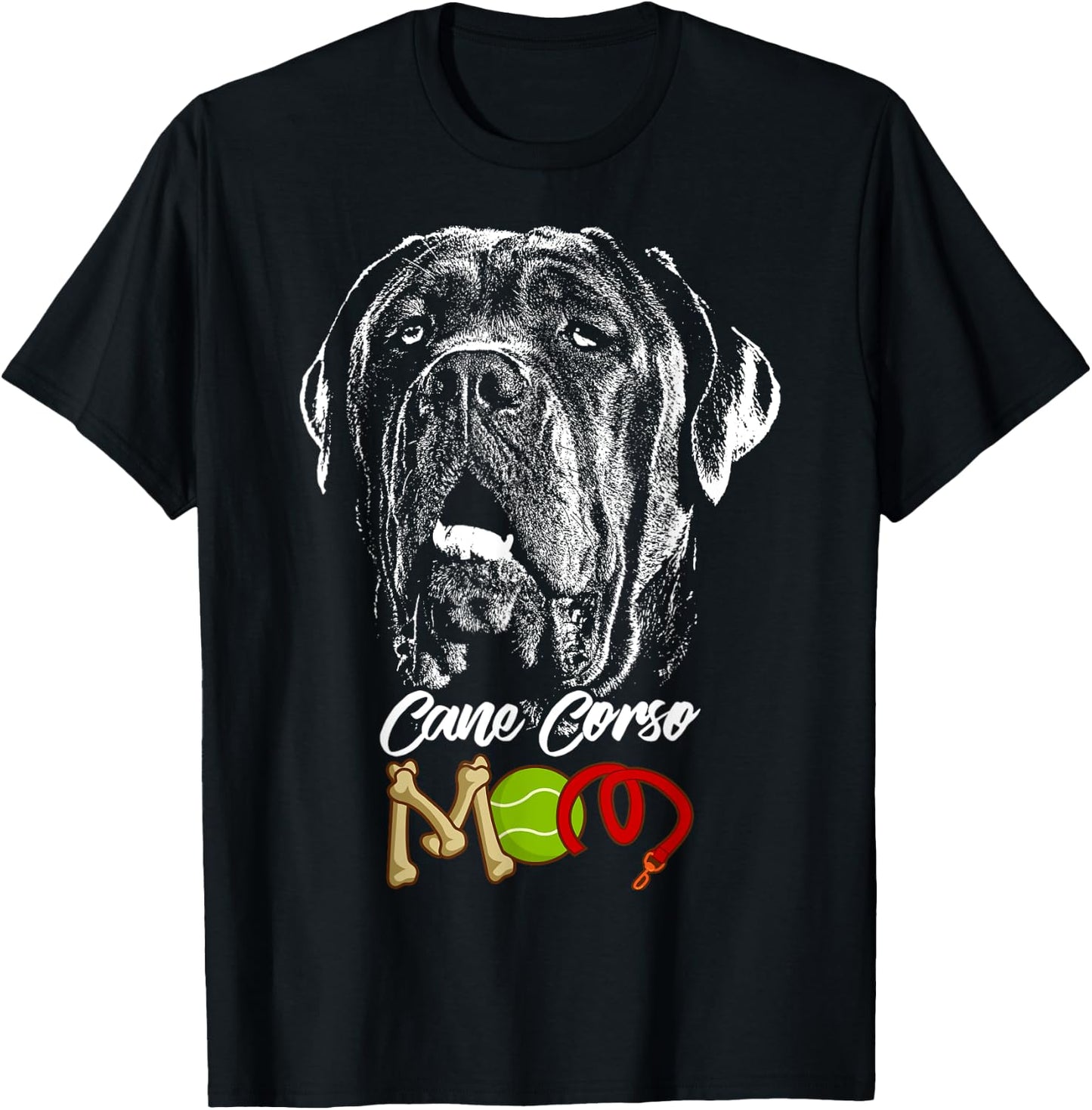 Cute Cane Corso Mom T-Shirt - T-Shirt | Black