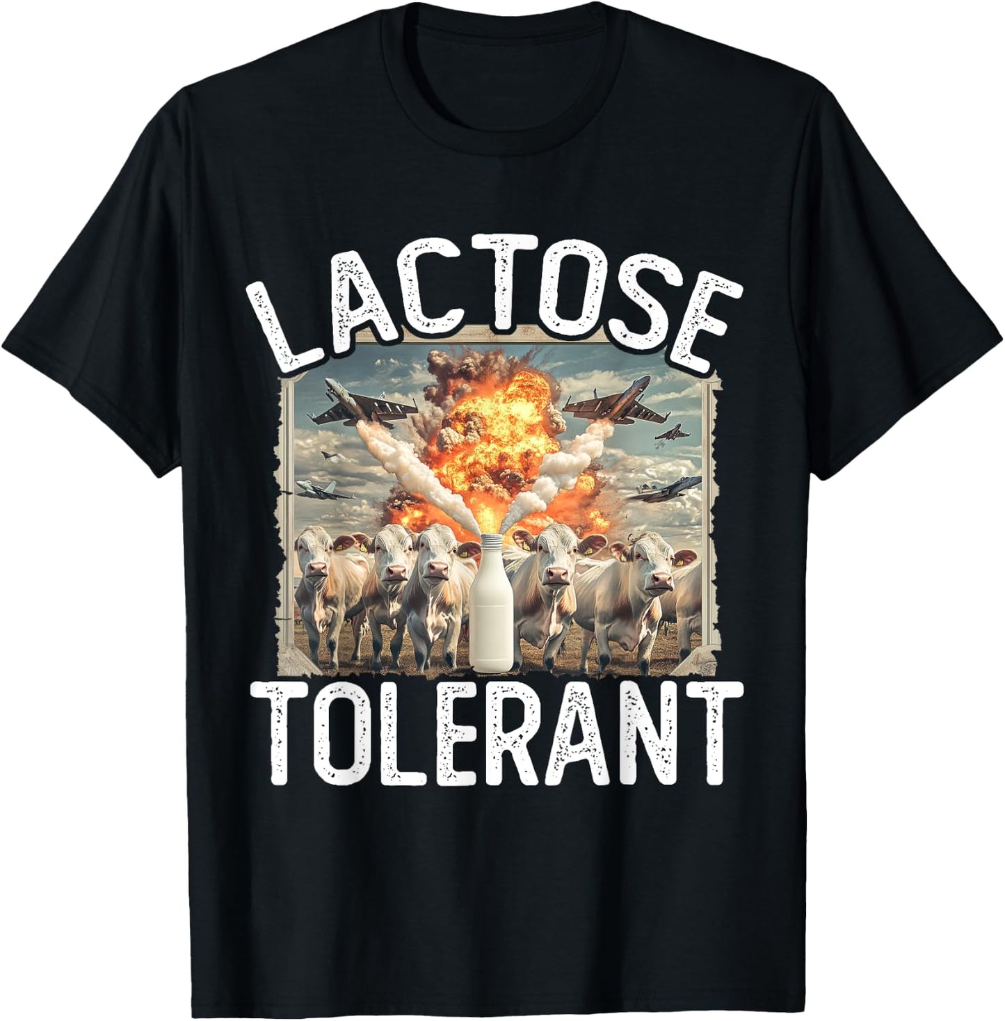 Lactose Tolerant | Milk Lover | Pro Dairy T-Shirt - T-Shirt | Black