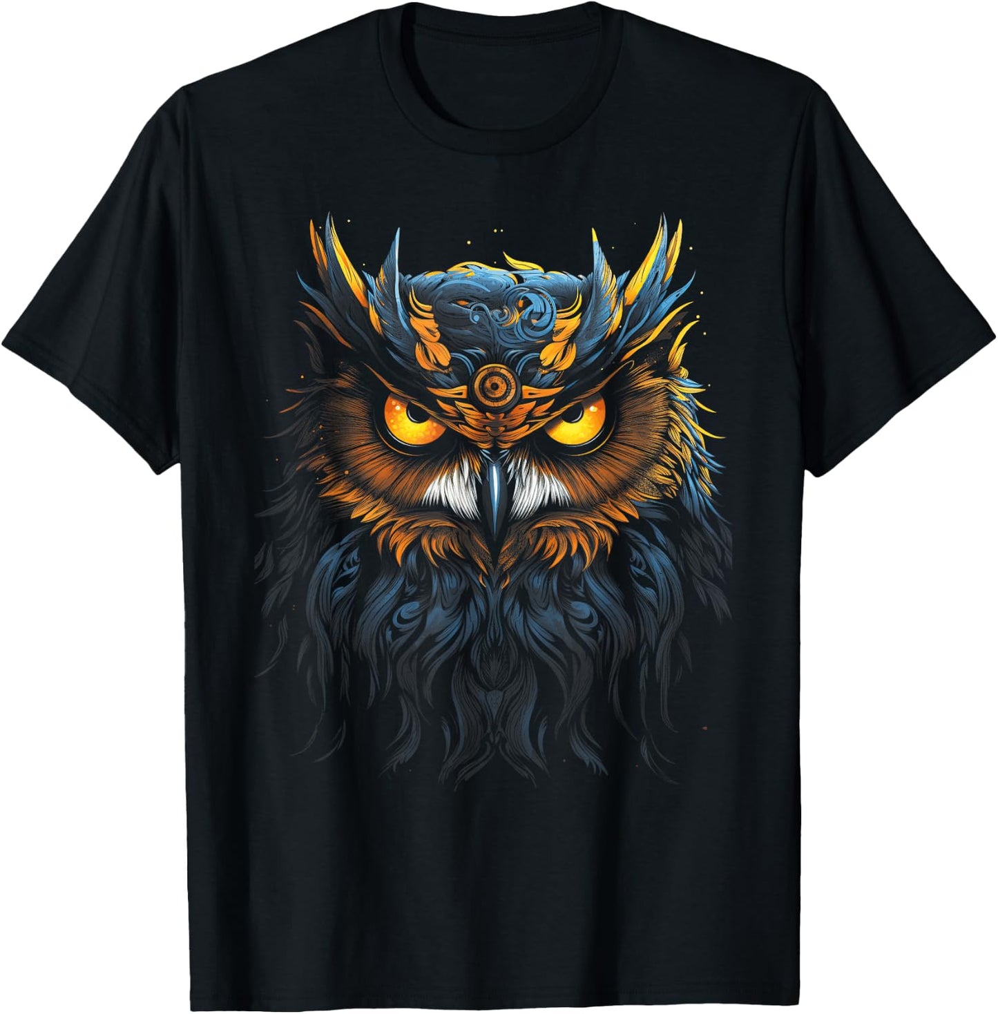 Owl Bird T-Shirt - T-Shirt | Black