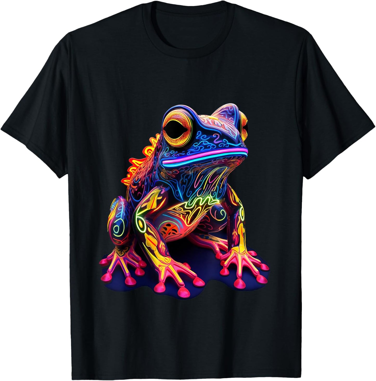 Glowing Frog T-Shirt - T-Shirt | Black