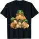 Guinea Pig St Patricks Day Irish Green St Paddys Themed Cute T-Shirt - T-Shirt | Black