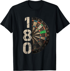 Dartboard 180 Men's , black T-Shirt - T-Shirt | Black