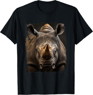 Rhinoceros Rhino T-Shirt - T-Shirt | Black