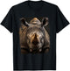 Rhinoceros Rhino T-Shirt - T-Shirt | Black