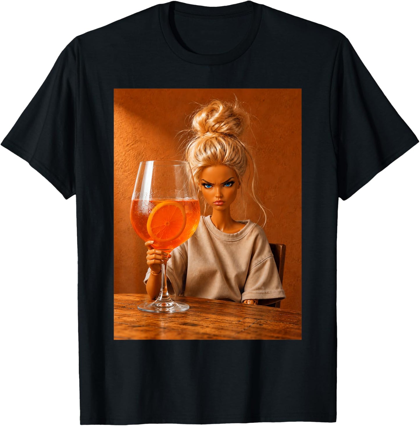 Sommer Fun Spritz Aperitif T-Shirt - T-Shirt | Black