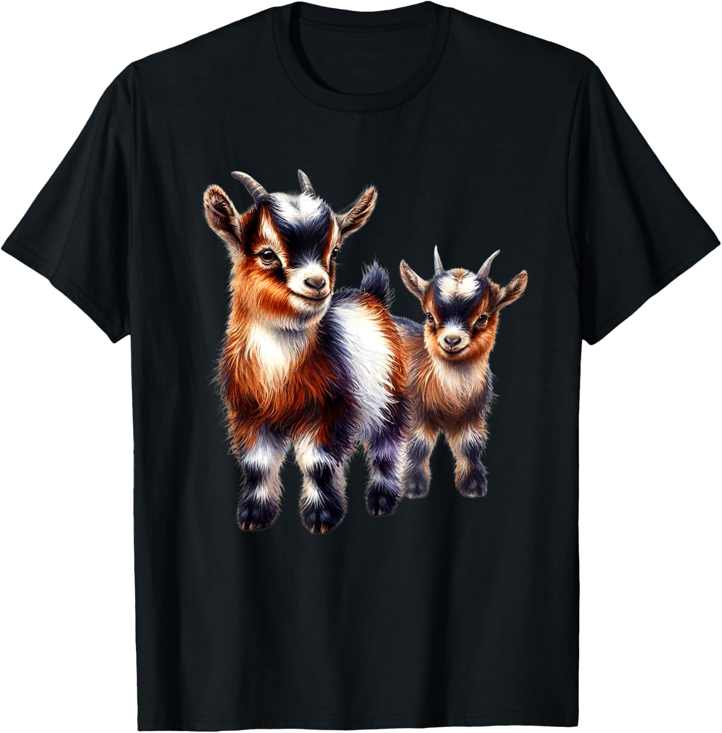 Pygmy Goat Lovers Farm Pygmy Goat Owners Moms Design T-Shirt - T-Shirt | Black