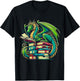 Book Dragon Reading Lover T-Shirt - T-Shirt | Black