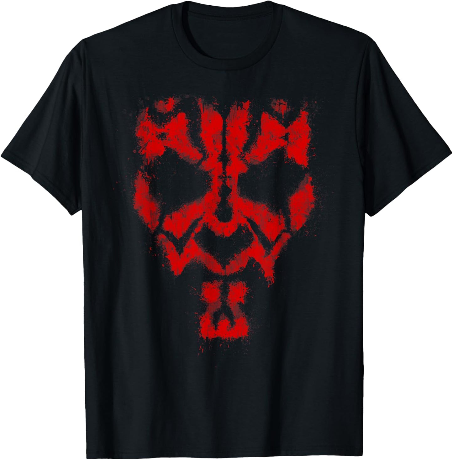 Star Wars Darth Maul Spray Paint Face T-Shirt - T-Shirt | Black