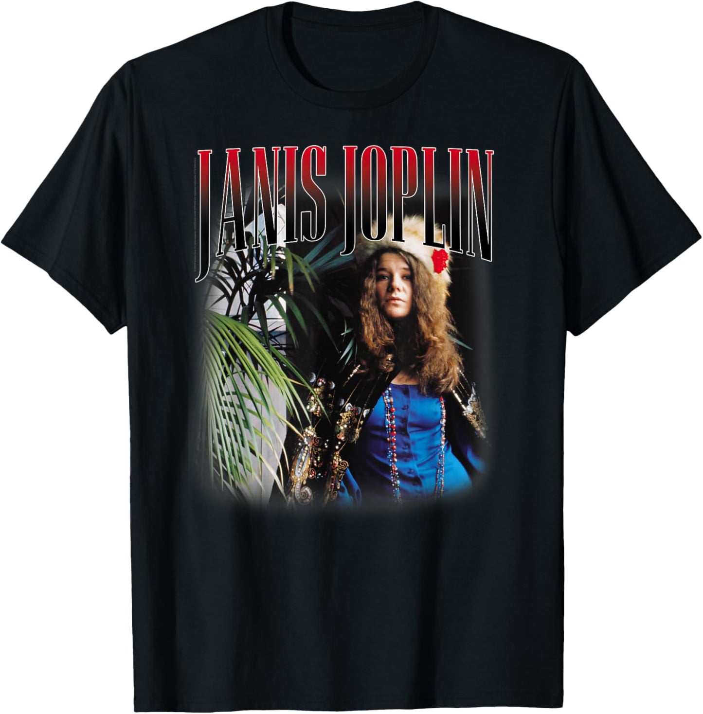 Janis Joplin Baron Homage 60s Rock , black T-Shirt - T-Shirt | Black