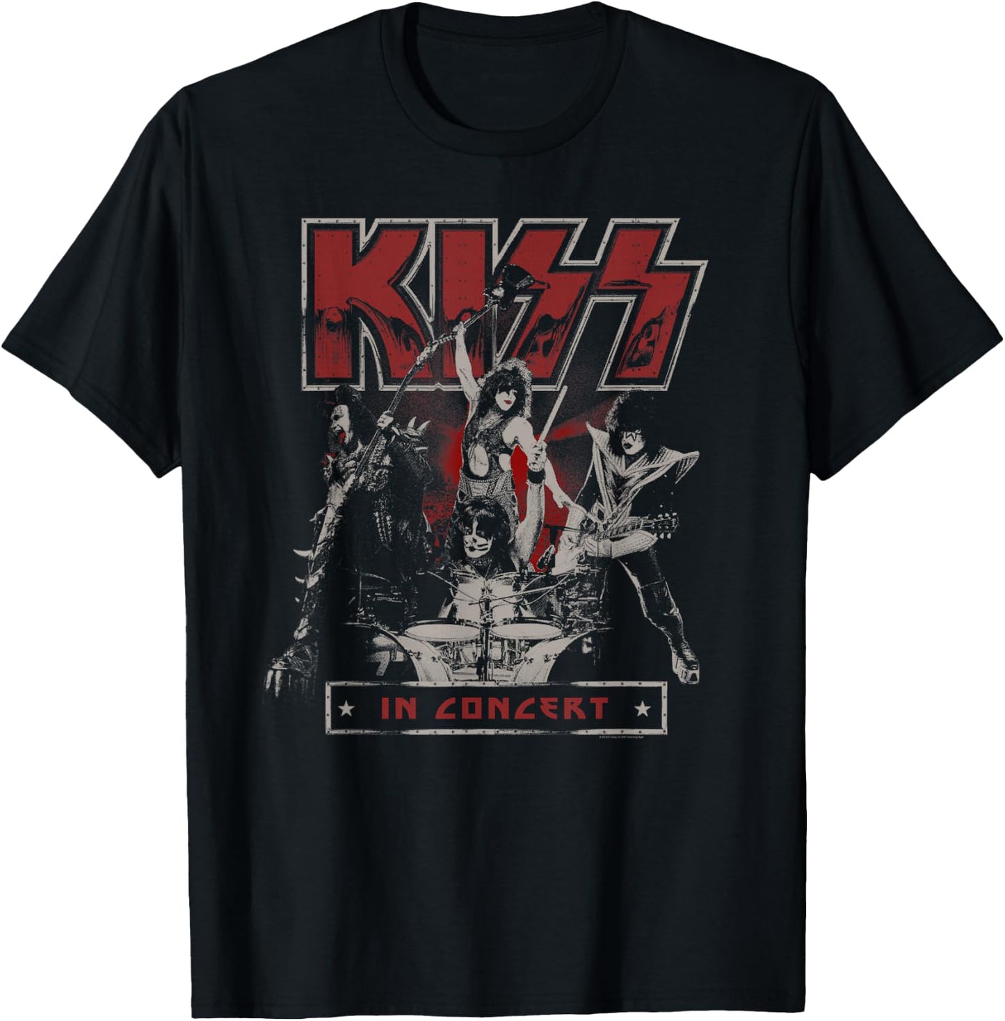 KISS - Live In Concert T-Shirt - T-Shirt | Black