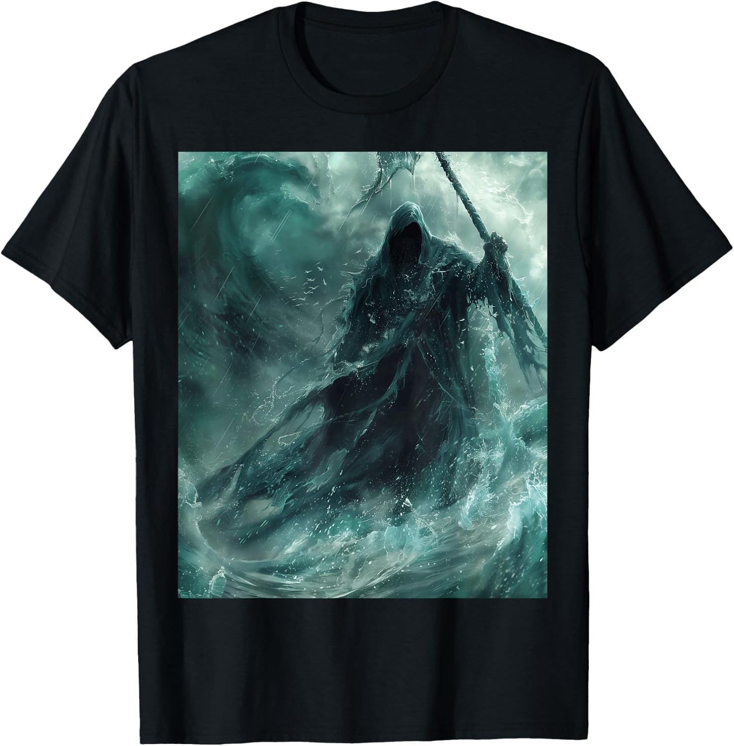 Mythical Grim Reaper by Storm T-Shirt - T-Shirt | Black