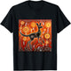 Australian Aboriginal Dot Painting Kangaroo T-Shirt - T-Shirt | Black