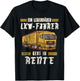 Männer Geschenk für LKW Fahrer zum Ruhestand Rentner Trucker Ein Legendärer LKW-Fahrer Geht In Rente Schwarz Klein Klassisch Trucker Halbarm T-Shirt - T-Shirt | Black