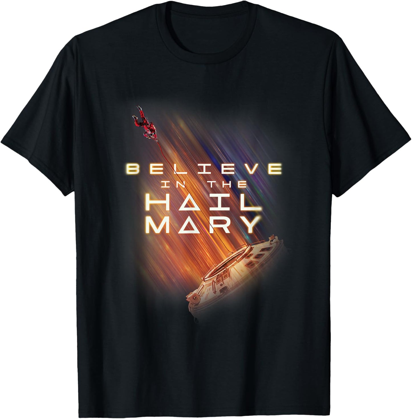 Glaube an das Ave Maria T-Shirt - T-Shirt | Black
