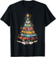 Christmas Guitar Tree - Xmas Guitarist Musician Gift T-Shirt - T-Shirt | Black