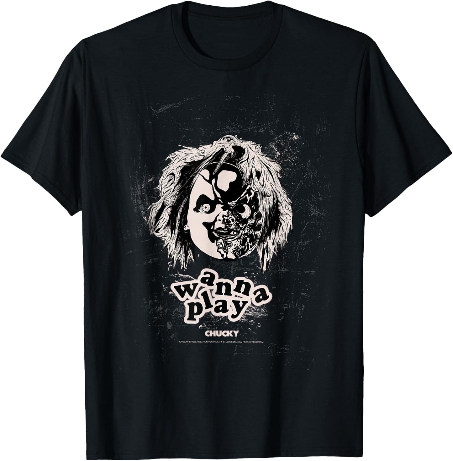 Chucky Wanna Play T-Shirt - T-Shirt | Black