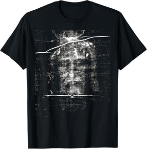 The Shroud of Turin Holy Face of Jesus Turin Shroud T-Shirt - T-Shirt | Black