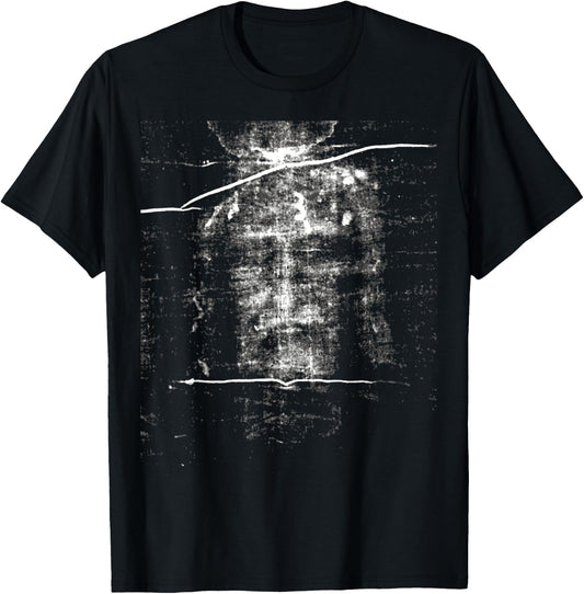 The Shroud of Turin Holy Face of Jesus Turin Shroud T-Shirt - T-Shirt | Black