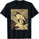 Synth Techno Music Funny Samurai Synthesizer T-Shirt - T-Shirt | Black