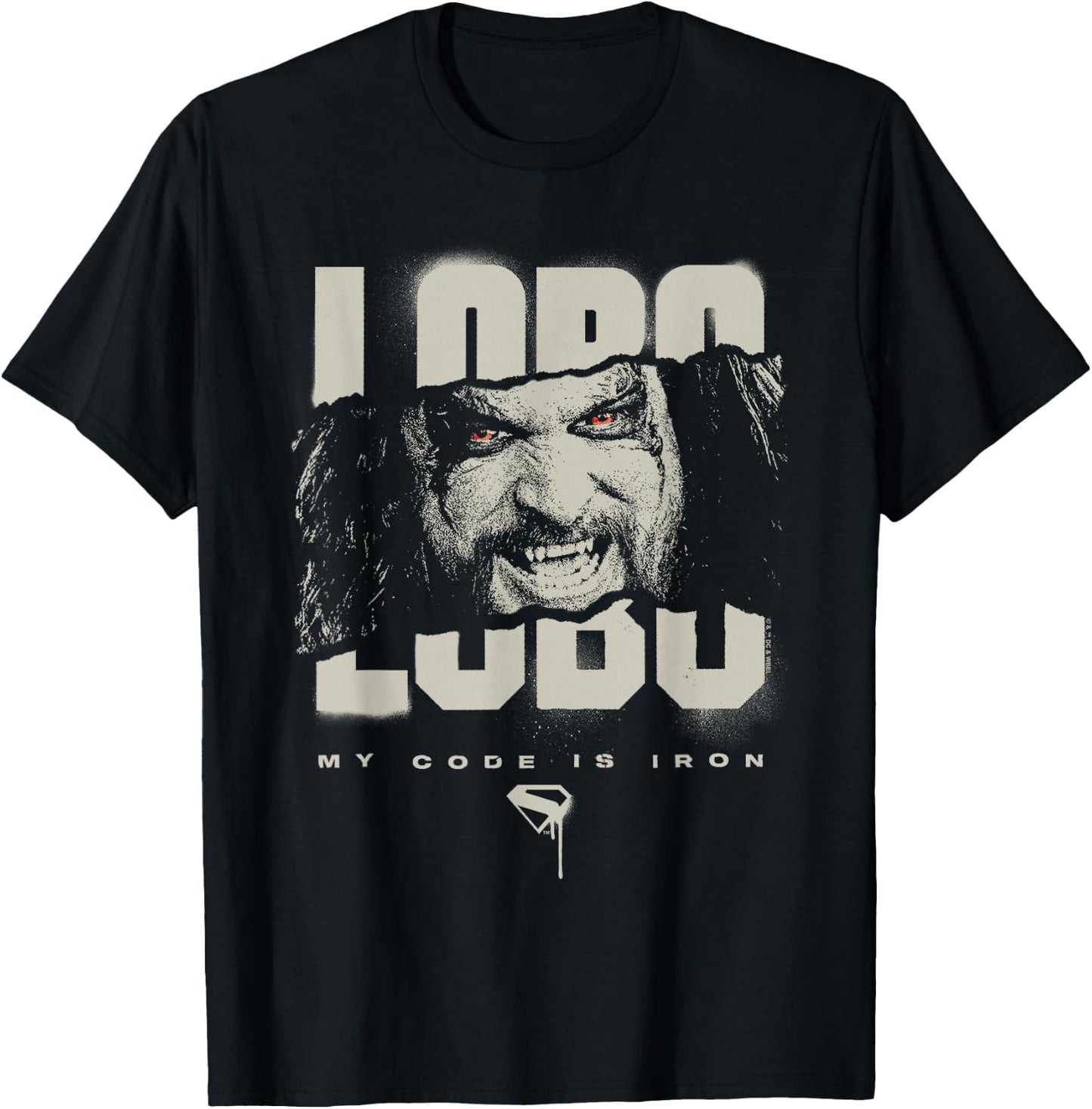 Supergirl 2026 Lobo Code is Iron T-Shirt - T-Shirt | Black
