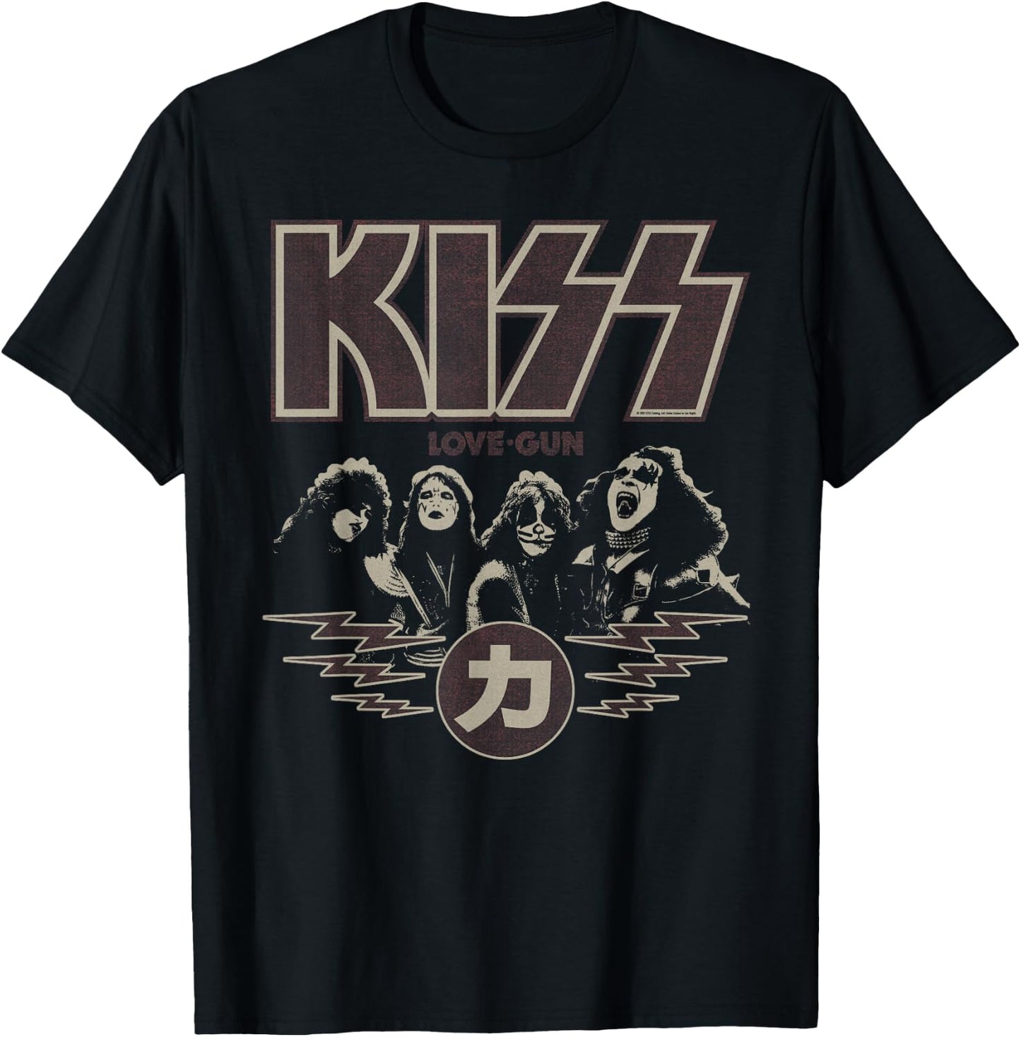KISS - Love Gun Japan T-Shirt - T-Shirt | Black