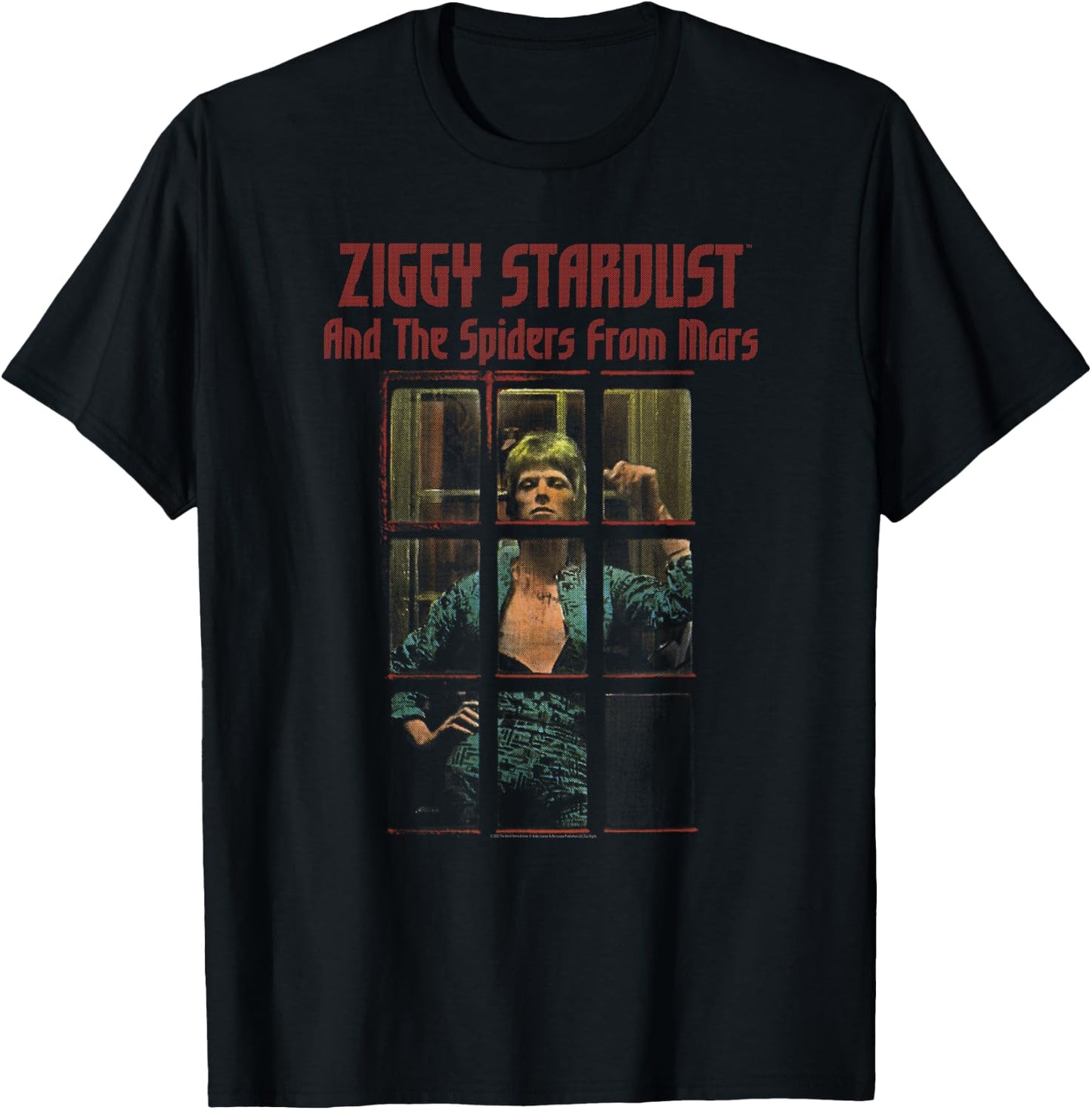 David Bowie - And the spiders of Mars , Black T-Shirt - T-Shirt | Black