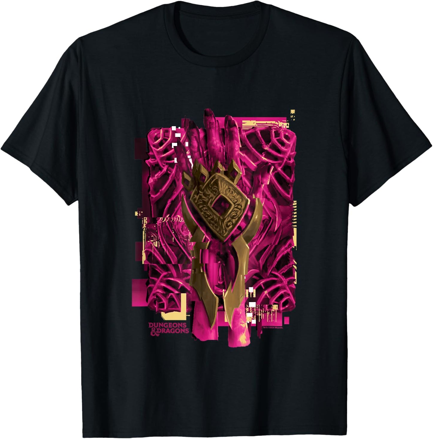 Dungeons & Dragons Hand Armor Vecna Vintage T-Shirt - T-Shirt | Black