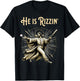 He is Rizzin Jesus Playing Baseball T-Shirt - T-Shirt | Black