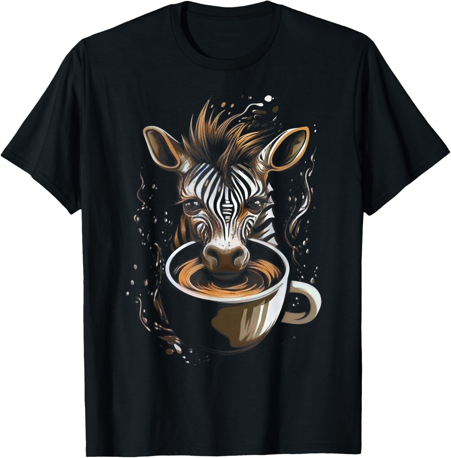 Zebra shirt , zebra shirt for kids, zebra for boys T-Shirt - T-Shirt | Black