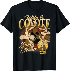 Looney Tunes Bootleg Wile E Coyote T-Shirt - T-Shirt | Black