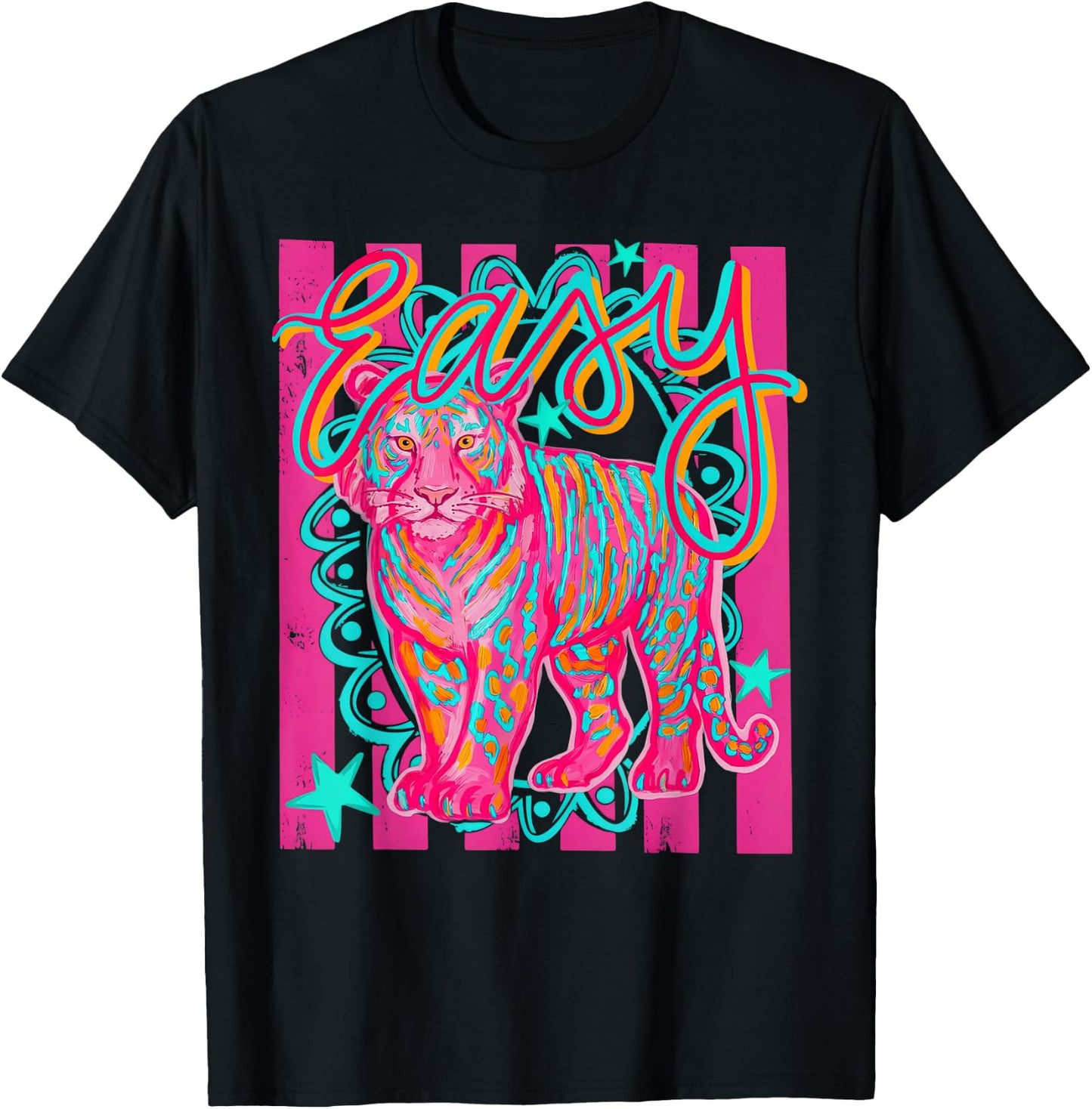Preppy Easy Tiger Last Day of School T-Shirt - T-Shirt | Black